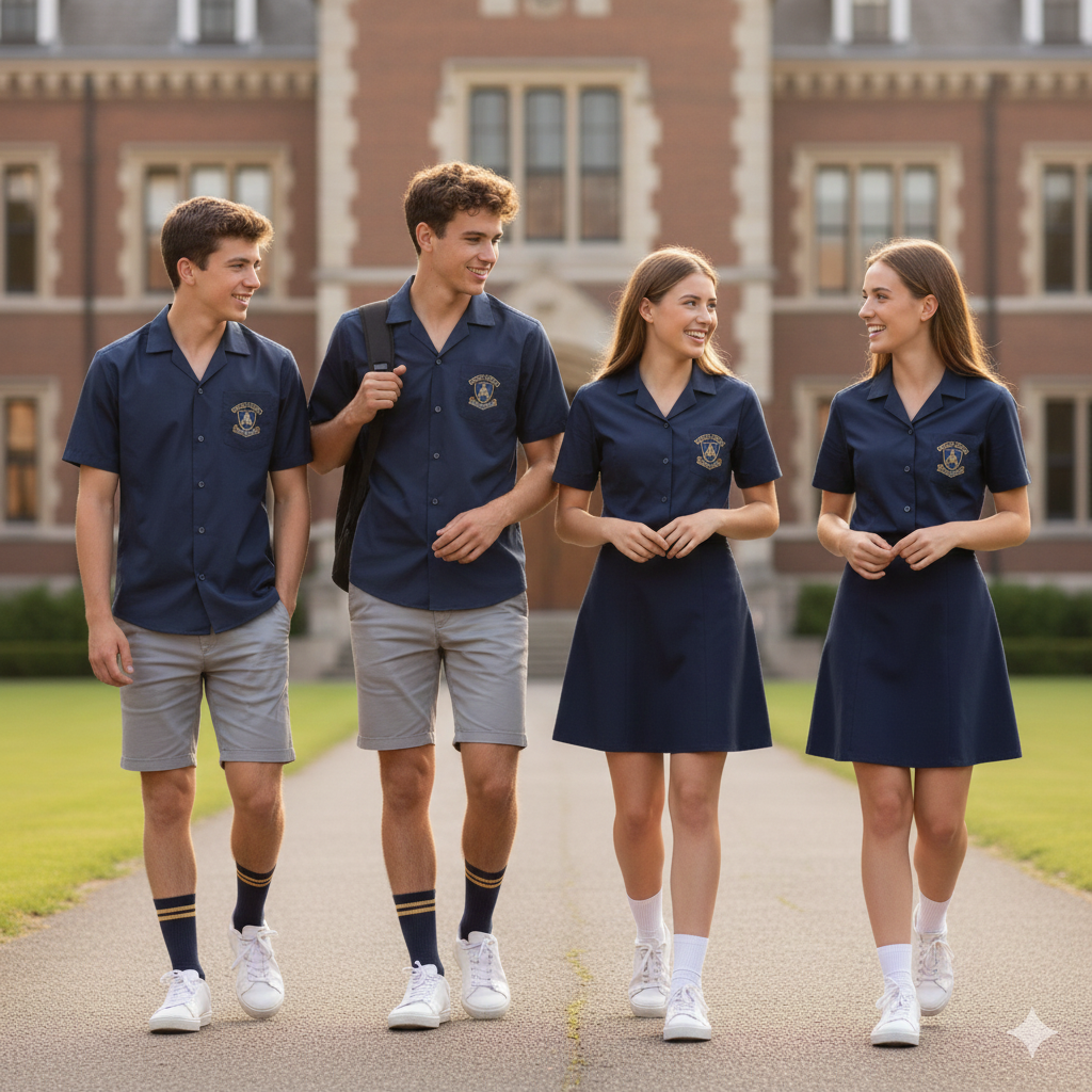 áo đồng phục hè